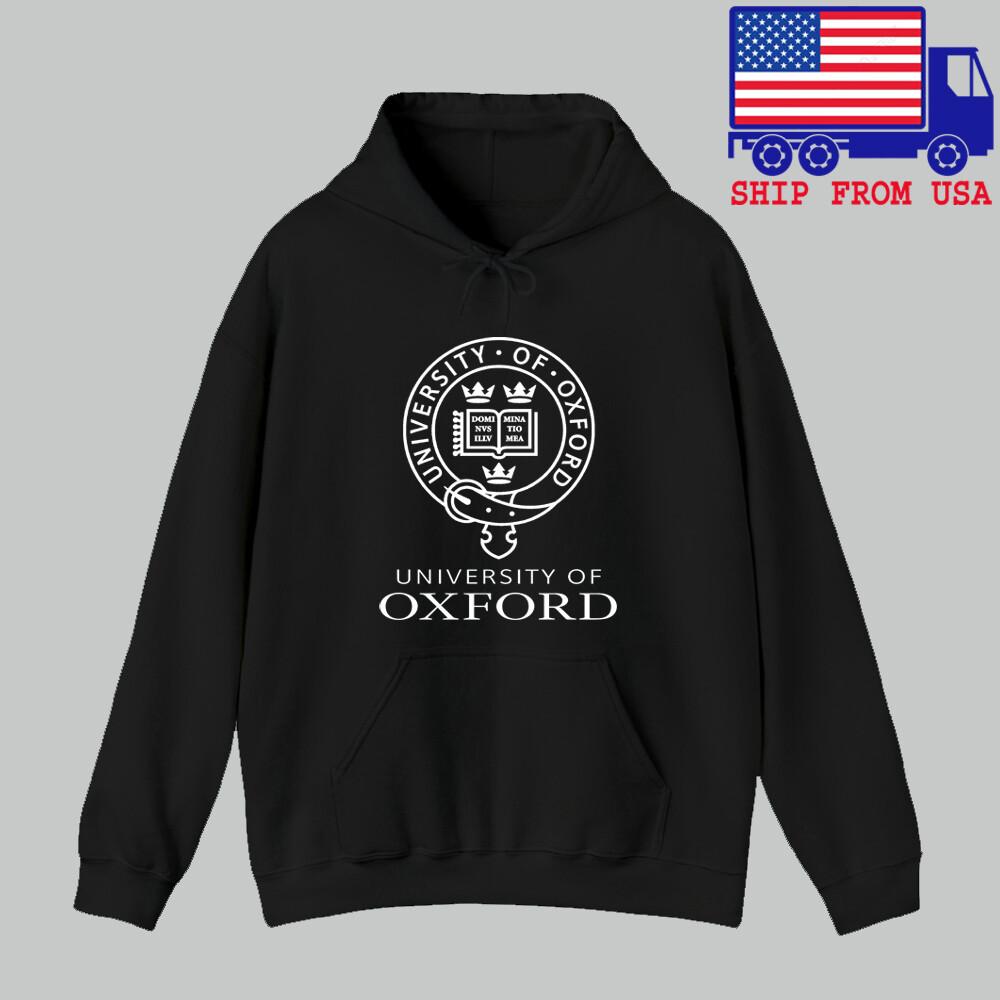 Oxford University Men#039;s Black Size S to 3XL Unisex T-Shirt XXXXL