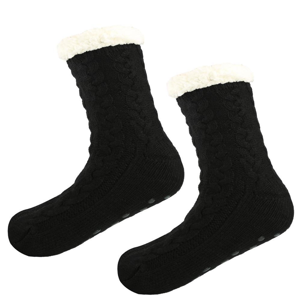 Fleece Non-slip Floor Socks Thickened Encrypted Floor Socks Non-slip Warm Sleeping Indoor Home Socks