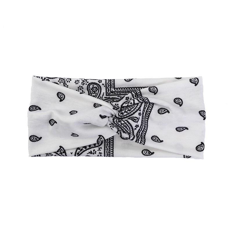 Vintage Solid Cross Wide Knotted Headbands for Women Extra Large Turban Workout Elastic Headband Fashion Yoga Hair Band Hair Accessories