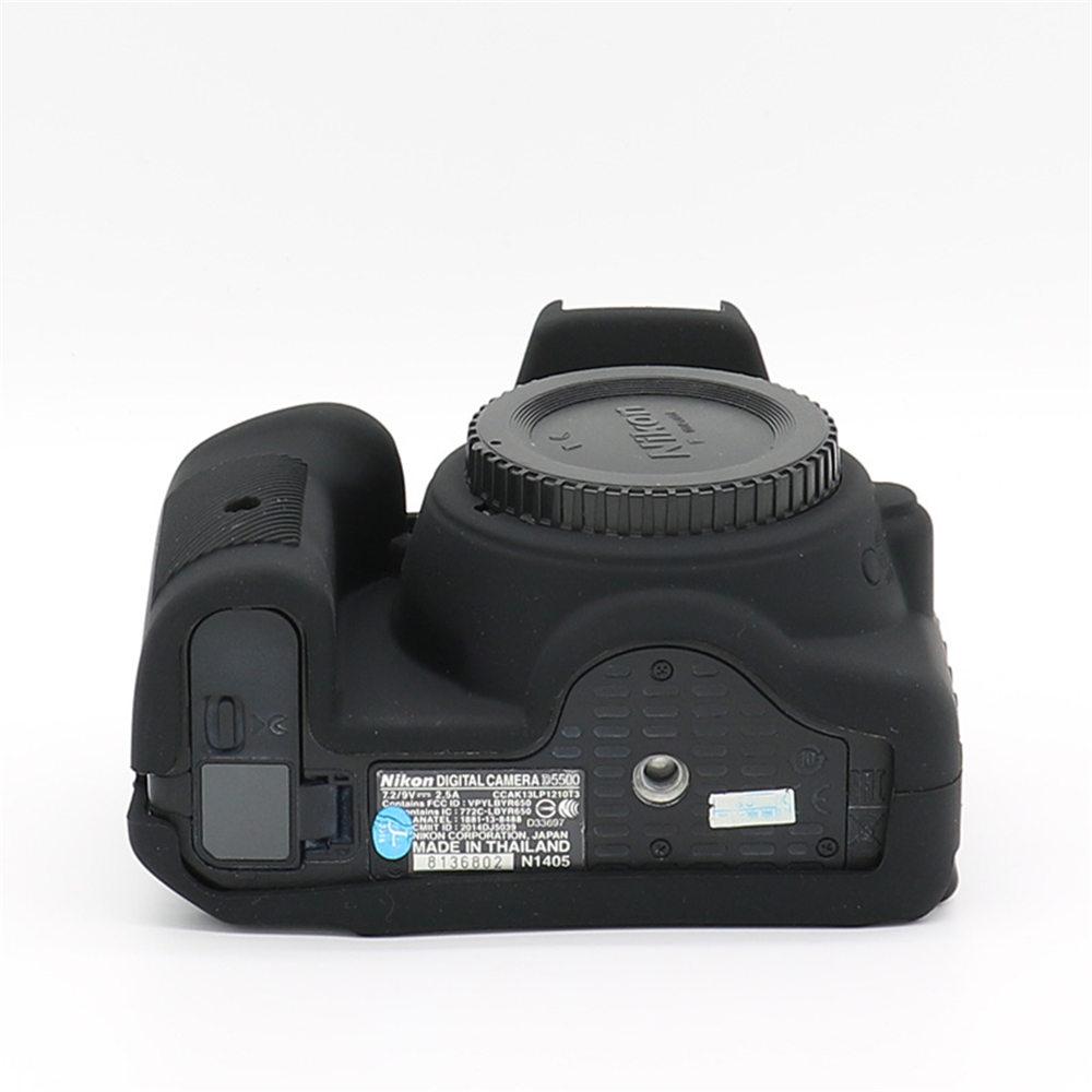 Soft Silicone Armor Body Case For Nikon D5500 D5600 Protective Camera Rubber Cover Skin
