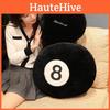 Creative Black 8 Billiards Pillow Plush Toy Sofa Cushion Nap Pillow Living Room Decoration Puppet