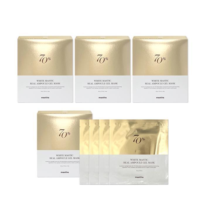 

Mastina Gel Mask Pack White Mastic Real Gel Mask 4 Boxes (42236556) 4 boxes