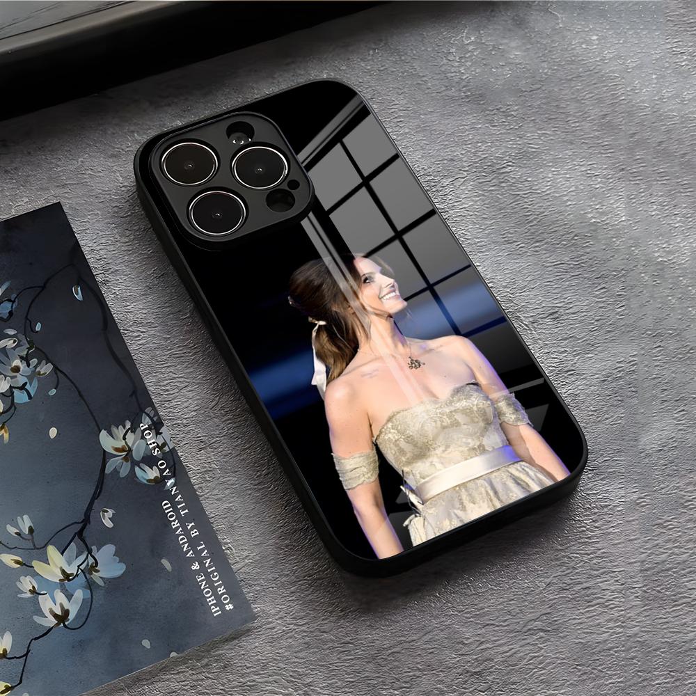 Lanas-w-Del-R-Rey Phone Case For IPhone 17 Air 16 E Pro Max 15 14 13 Mini 12 Pro 11 Max Plus Black Glass Cover