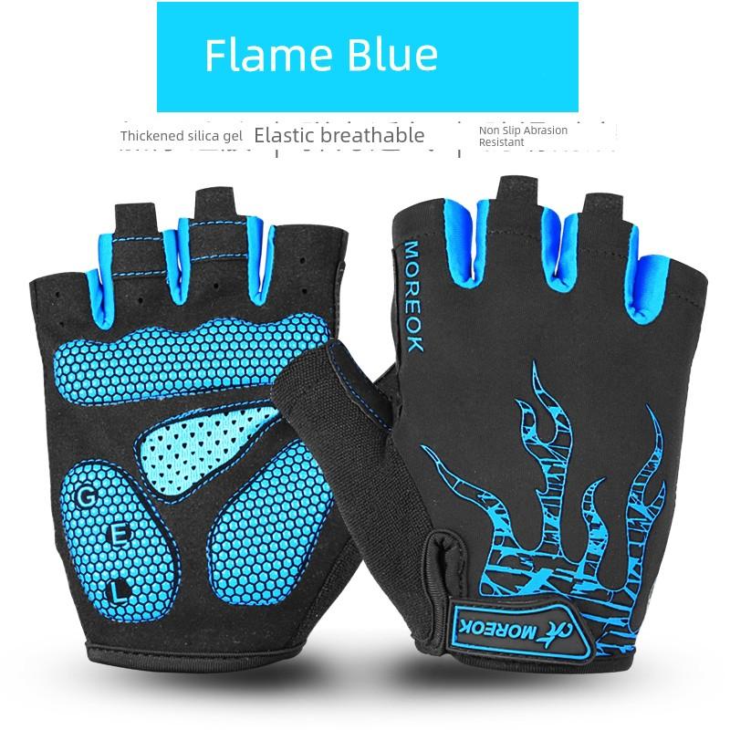 Cycling Gloves Mountain Bike Men's Half Finger Summer Thin Short Finger Gloves Missing Finger Motorcycle Bicycle Cycling Equipment