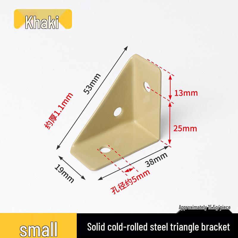 

Reinforced 90-Degree Corner Bracket for Shelves and Cabinets