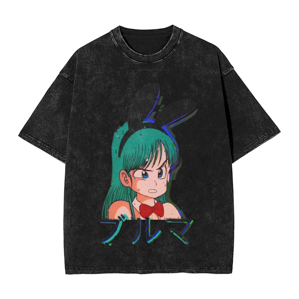Goku Super Saiyan Dragon Ball Z T Shirt Hip Hop Washed Oversize TShirts Anime Novelty for Men Women Tops Streetwear Tops Tees