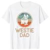 Unisex Tshirt Westie West Highland Terrier Dog Graphic Tee Crew Neck Short Sleeve Retro Pet Lover Print Casual Daily Top