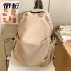 Large Capacity Korean Style Backpack Simple & Casual Dual-shoulder Bag for Travel & Daily Use