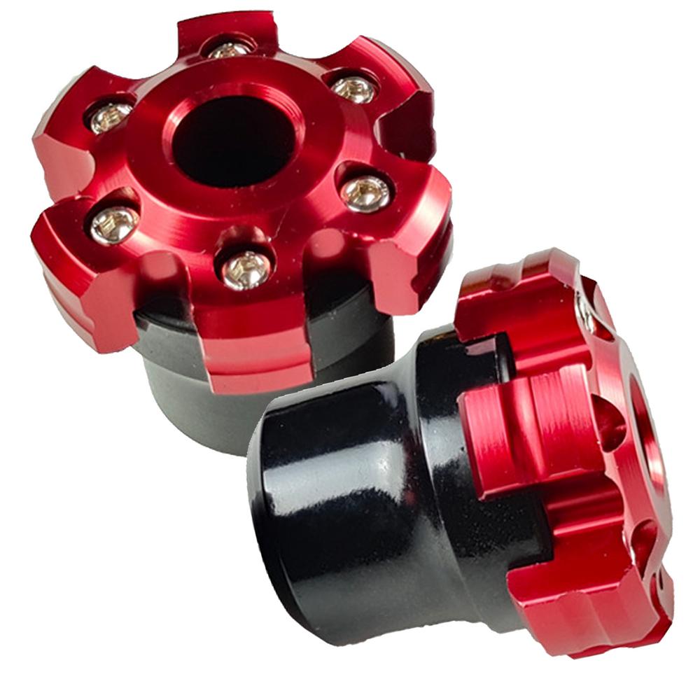 Front Rear Fork Frame Sliders 2PCS Front Fork Wheel Frame Sliders Wheel Crash Protector For Most Motorcycles Motorbikes Moped