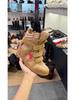 Autumn 2025 Velcro Women's Color Block High-Top Wedge Sneakers with Hidden Heel
