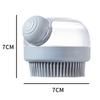 2-Pack Silicone Cleansing Brush with Built-in Dispenser - Multi-Use for Hair, Face, and Body Care Massage