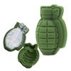1/2 Sets Grenade Shape Ice Cube Tray, Food Grade Silicone Mold for Large Slow-Melt Ice, Dishwasher Safe Easy Release