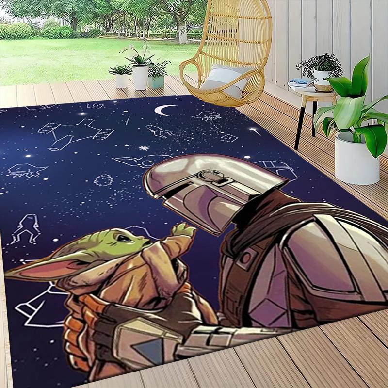1Pc Darth Vader'S Shadow Carpet Rug Customizable Soft Washable Antislip Home Living Room Sofa Mats Personalized Rug 0917170