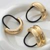 1/3/6pcs Geometric Hair Ties Golden Elegant Elastic Hair Rope U-Shaped Ponytail Holder Fashion Hair  for Woman Accessories
