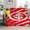 Inter Club Emblem Printed Throws Blanket Soft Flannel Blankets for Couch Bed Gifts for Men Women Picnic Blanket Christmas Gifts