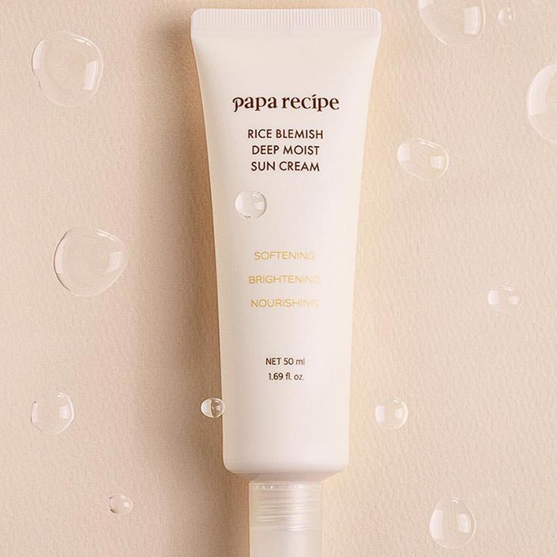 PAPA RECIPE Reis Makel Tiefenfeuchtigkeit Sonnencreme LSF 50+ PA++++ 50ml