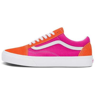 Old Skool Series Lässige Low-Top Skate Schuhe Unisex Sneaker Pink Orange Weiß VN0A5KRSC31