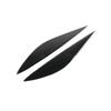 For Mercedes Benz C Class W204 2008 2009 2010 2011 2pcs Piano Black Car Front Headlight Headlamp Eyebrow Eyelid Cover Trim