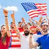 26pcs 2026 Temporary Tattoos National Flag Stickers Fans Waterproof Fake Tattoo American Flag Windmill Celebration Supplies