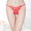 Women's Fashion Transparent Lace Butterfly Sexy Panties Thong Solid  Color