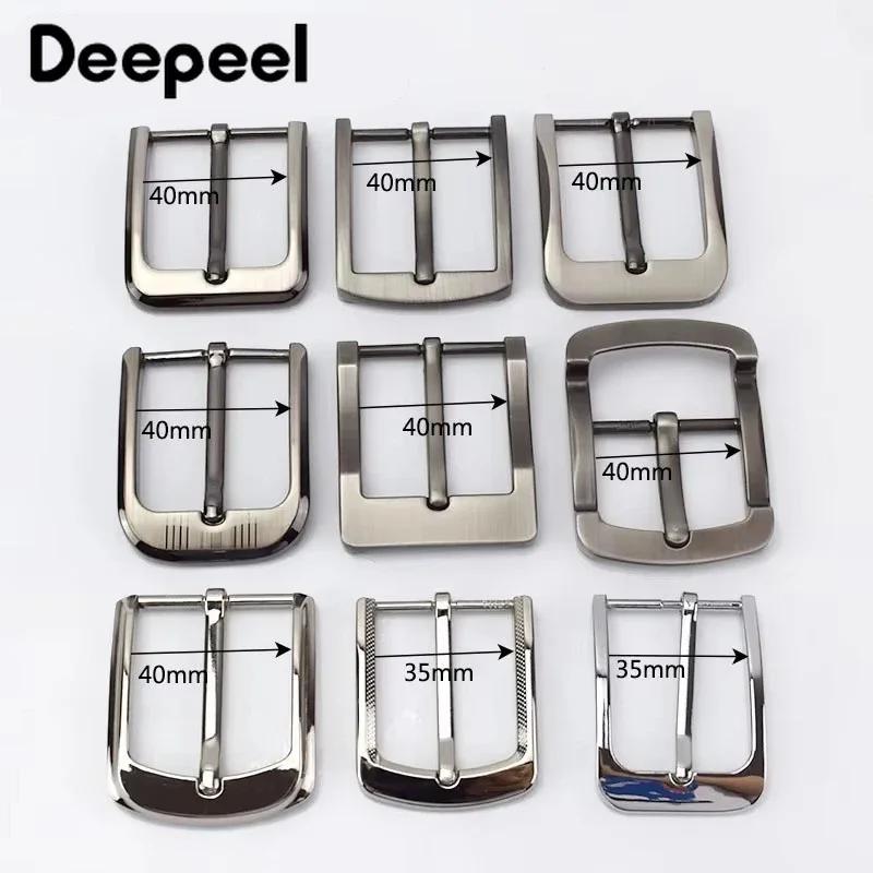 1-5Pcs Deepeel Metal Pin Belt Buckles for Men 35/40mm Waistband Head Leather Crafts Jeans Decorative Buckle Hardware Accessories