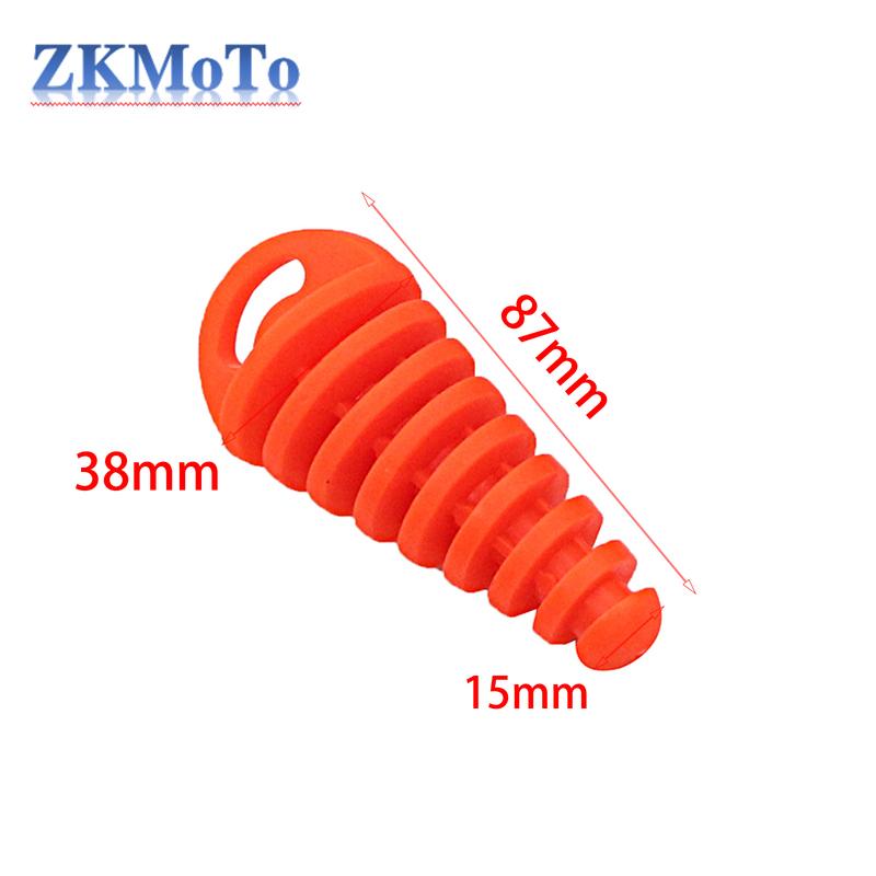 Wash Plug Exhaust Pipe Tailpipe PVC Exhaust Wash Plug Pipe Protector For Honda Kawasaki KTM Suzuki Yamaha Motorcycle Universal