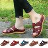 2025 Summer Women Wedge Sandals Premium Orthopedic Open Toe Sandals Vintage Anti-slip Leather Casual Female Platform Retro Shoes