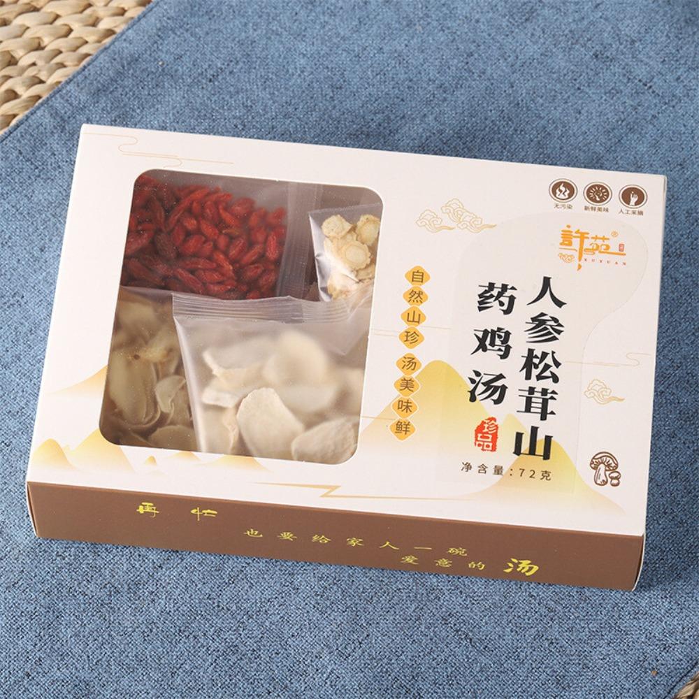 Natural Herbal Energy Soup Mix Ginseng Yam 60g 01