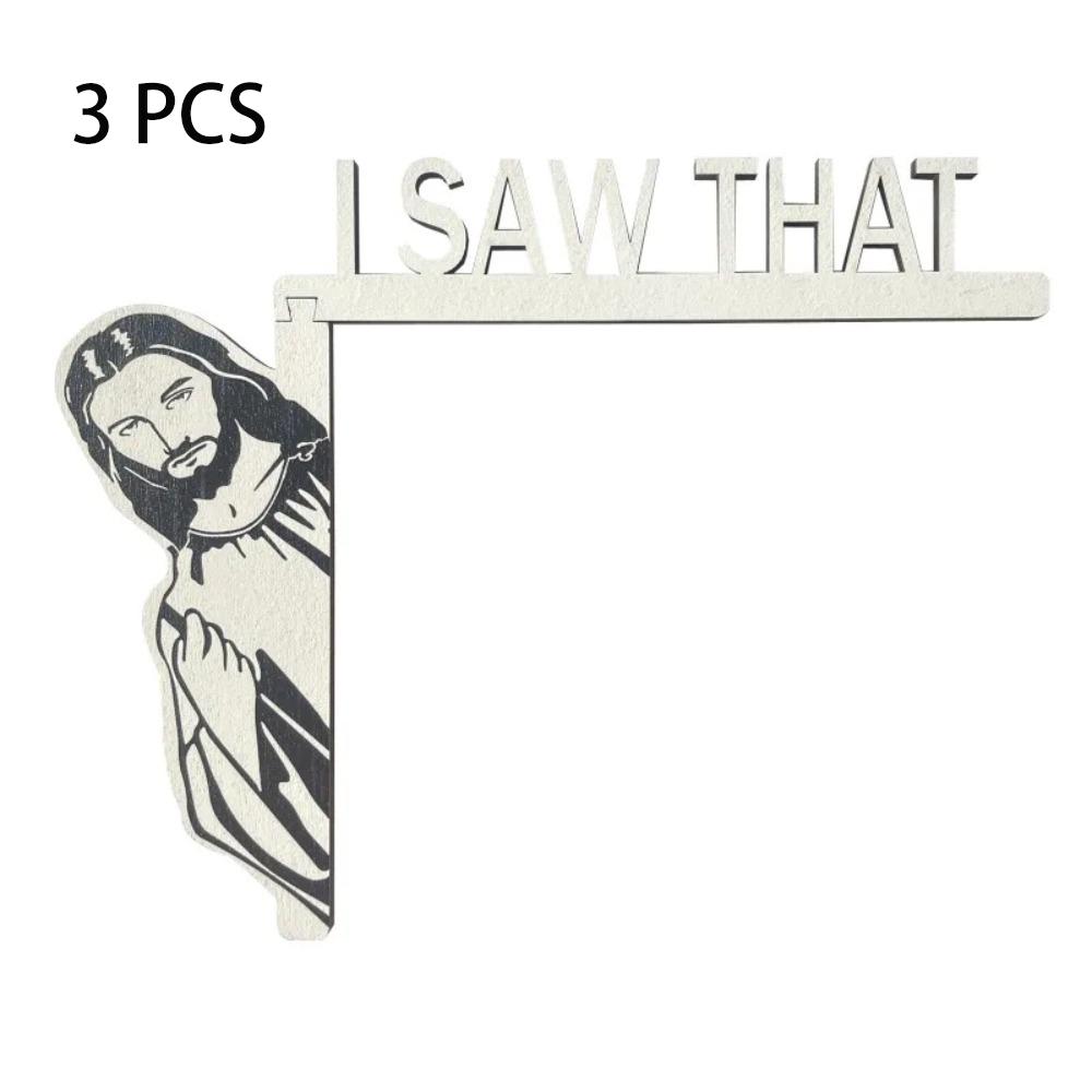 3 Pcs Ornament Door Frame Decoration Letter Home Decoration Funny Door Corner Decoration  School