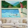 Pintura en Lienzo Pósters Impresiones Cuadros Arte de Pared Imagen Para Sala de Estar Decoración del Hogar Cuadros David Hockney Piscina con Dos Figuras