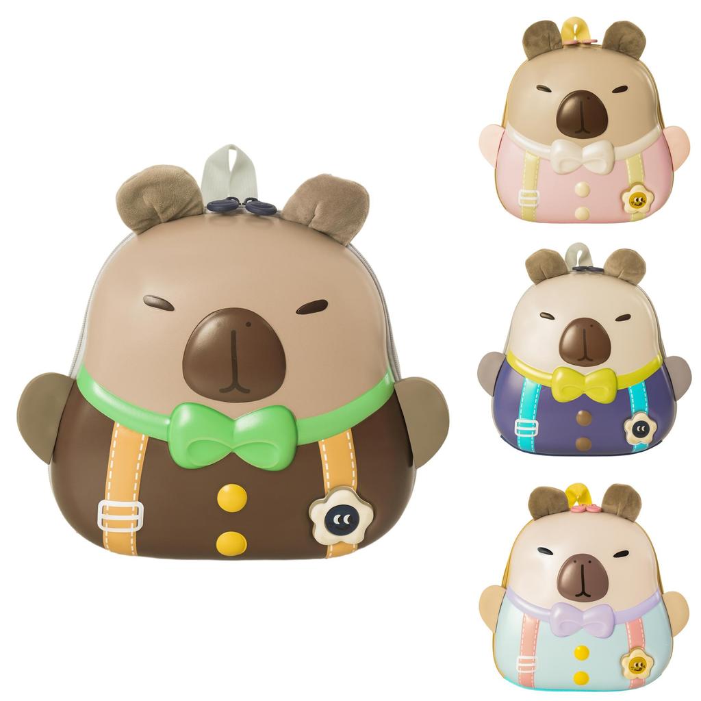 Kindergarten Friendly Capybara Backpack With Breathable Eva For Small Children Learning Playing