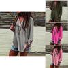 Stylish Women Vneck Short Sleeve Tshirt With Casual Irregular Hem Loose Fit Blouse