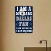 Metal Poster Wall Art Dallas Cowboys Vintage Fan Gift Aluminum Rustproof
