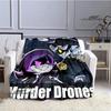 Murder-Drones Cartoon Printed blanket Flannel Warm blankets Soft and comfortable blanket bed linings cubre cama Birthday Gift