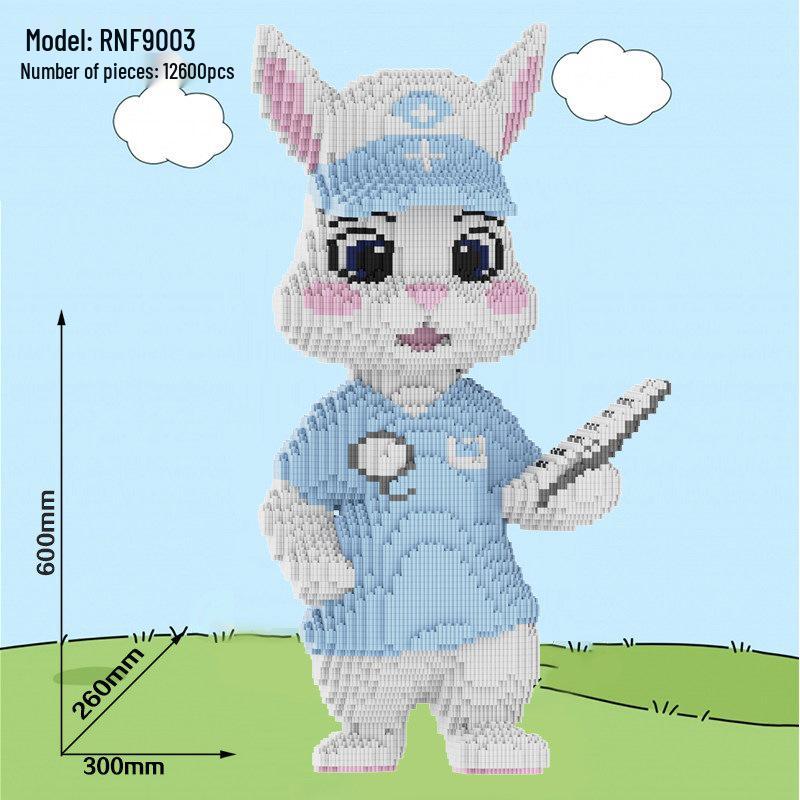 2026 Giant Cartoon Doraemon Blue Building Blocks Trendy Toy Ornaments Birthday Gifts