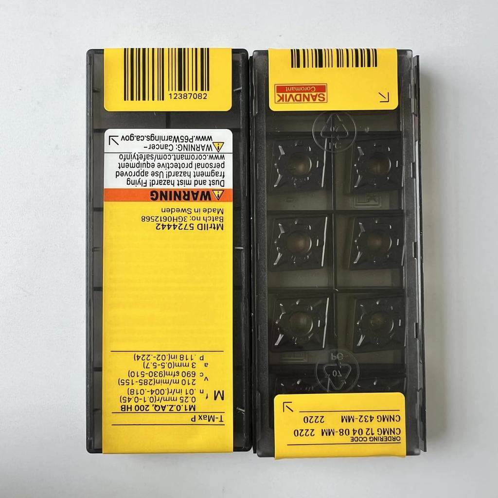 Originální Sandvik / CNMG120408-MM 2220 / Karbidová čepel na CNC soustruh 10 ks