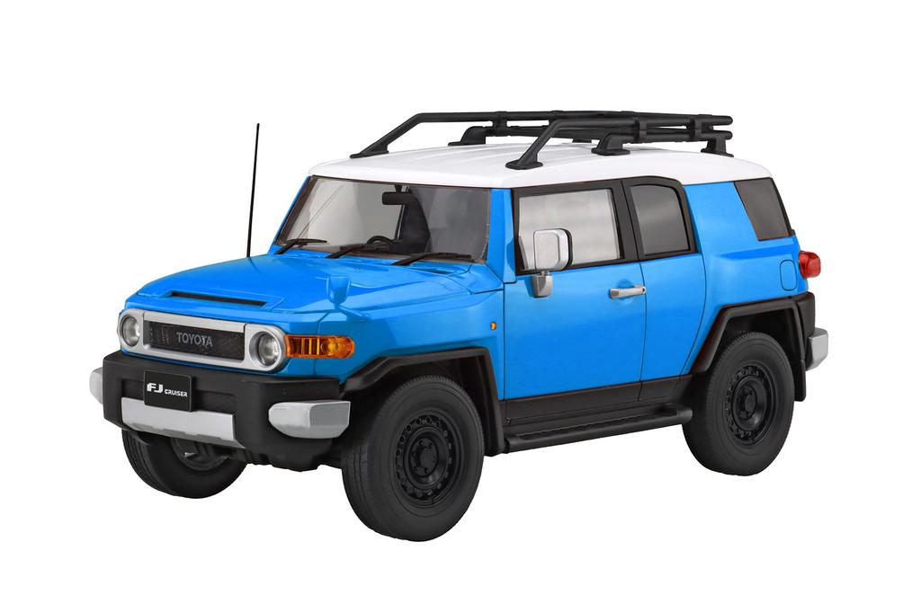 Fujimi Models Bil NEXT Serie Toyota FJ Cruiser utomhusbil 1/24 Nr.26 EX-1 (Tvåfärgad Blå/2011) (med delar) NEXT-26 EX-1