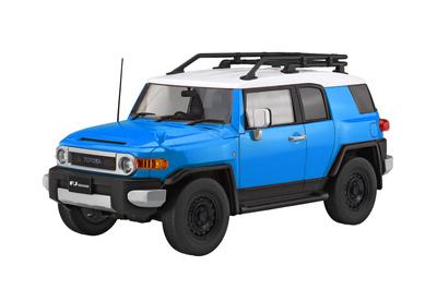 Fujimi Models Bil NEXT Serie Toyota FJ Cruiser utomhusbil 1/24 Nr.26 EX-1 (Tvåfärgad Blå/2011) (med delar) NEXT-26 EX-1