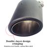 1 Piece SUMSOO Genuine for Mazda CX-5 CX-4 CX-3 Mazda Axela Mazda ATENZA Exhaust Pipe Modified Decorative Carbon Fiber Tail Tips
