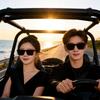 Lunettes de soleil polarisées style européen et américain pour hommes et femmes, nouvelles lunettes de conduite protection UV, lunettes de soleil carrées pour grand visage de pêche