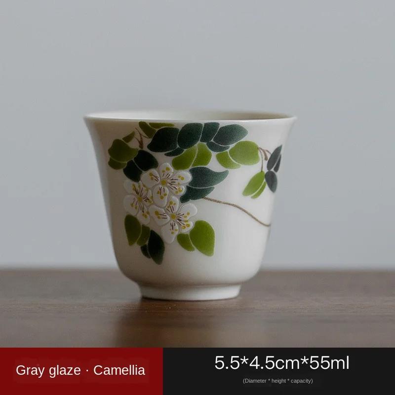 

Tea Cup Cup Kung Fu Tea Set Household Personal Cup Simple Teacup Office Master Cup Bubble Tea Cup Retro Style Cup Teacups 200ml