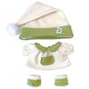 Pajama Set (Hat, Dress & Shoes) for 10cm Plush Dolls - Green - Plush Costume, Kigurumi, Accessory, for Fandom Activities, Dolls, Mascots, Kpopdoll