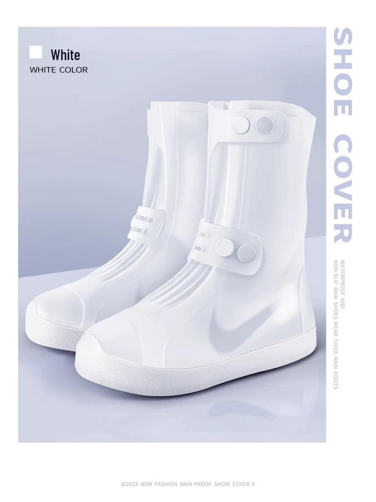 Durable Non-slip Silicone Rain Shoe Covers for Adults and Students