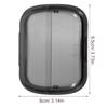 1Set Retainer Case Dental Storage Box Portable Travel Denture Organizer with Cleaning Brush and Mirror Compact Hygienic Hygiene