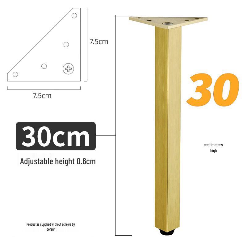 Triangular Aluminum Alloy Adjustable Sofa and Cabinet Legs