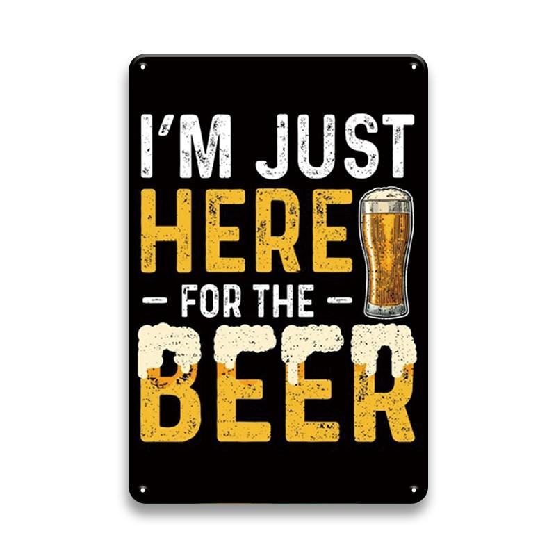 INEED Decor Retro Alcohol Beer Brand Metal Sign Vintage Tin Plate Wall Poster Home Decorative For Bar Club Man Cave Wall Decor