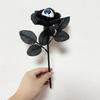 10PCS Scary Halloween Eyeball Rose Funny Artificial Rose Flower Eyeball Fake Flower  Halloween Decor