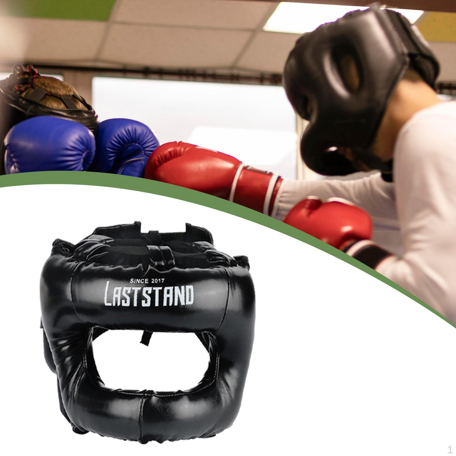 

Boxing And Kickboxing Headgear, Flexible Lightweight, for Men Women, Ideal Martial Arts, чорний