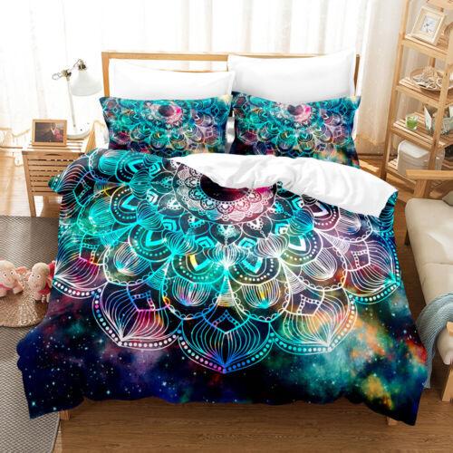 Oriental Mandala Doona Quilt Duvet Cover Set Double/Queen/King Bedding Set Gift