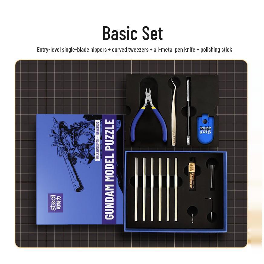 

Gundam Assembly Tool Set: Model Pliers, Tweezers, and Basic Tools for Beginners